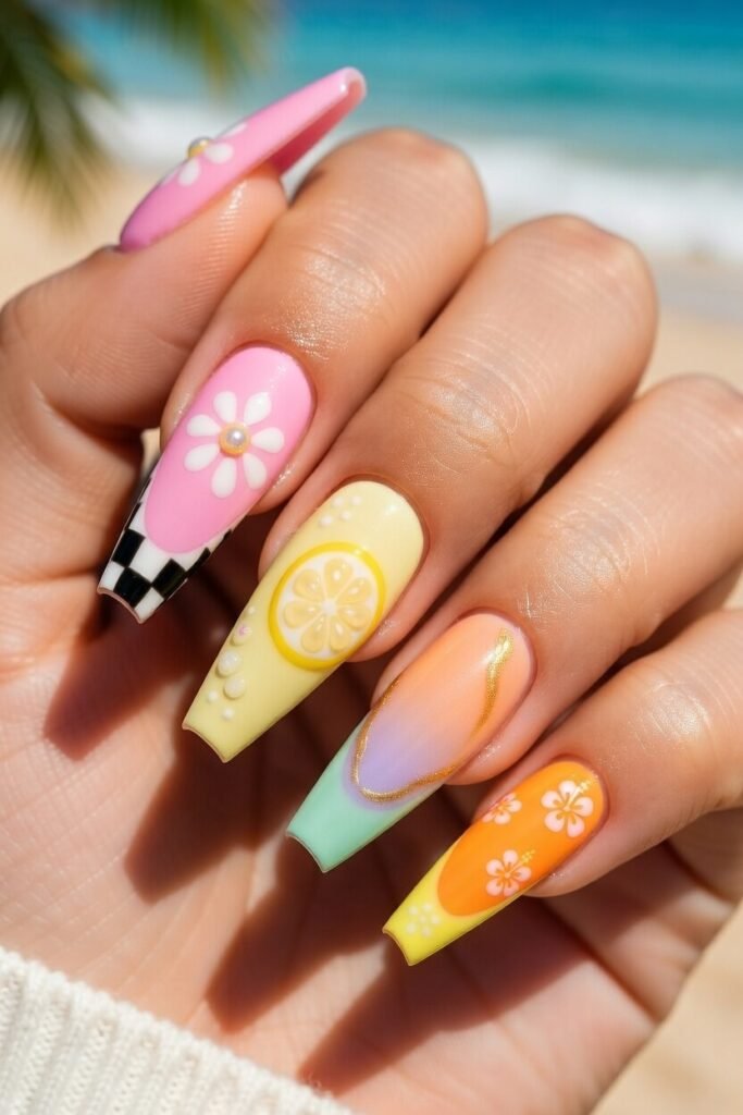 mixmatch nails
