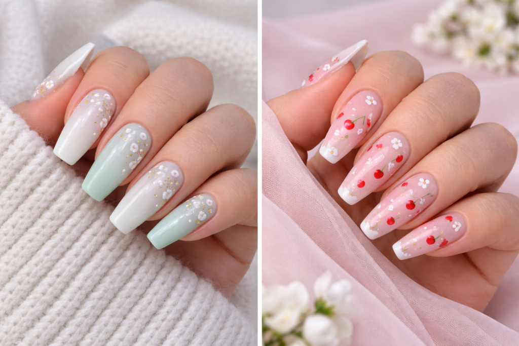 floral Nails