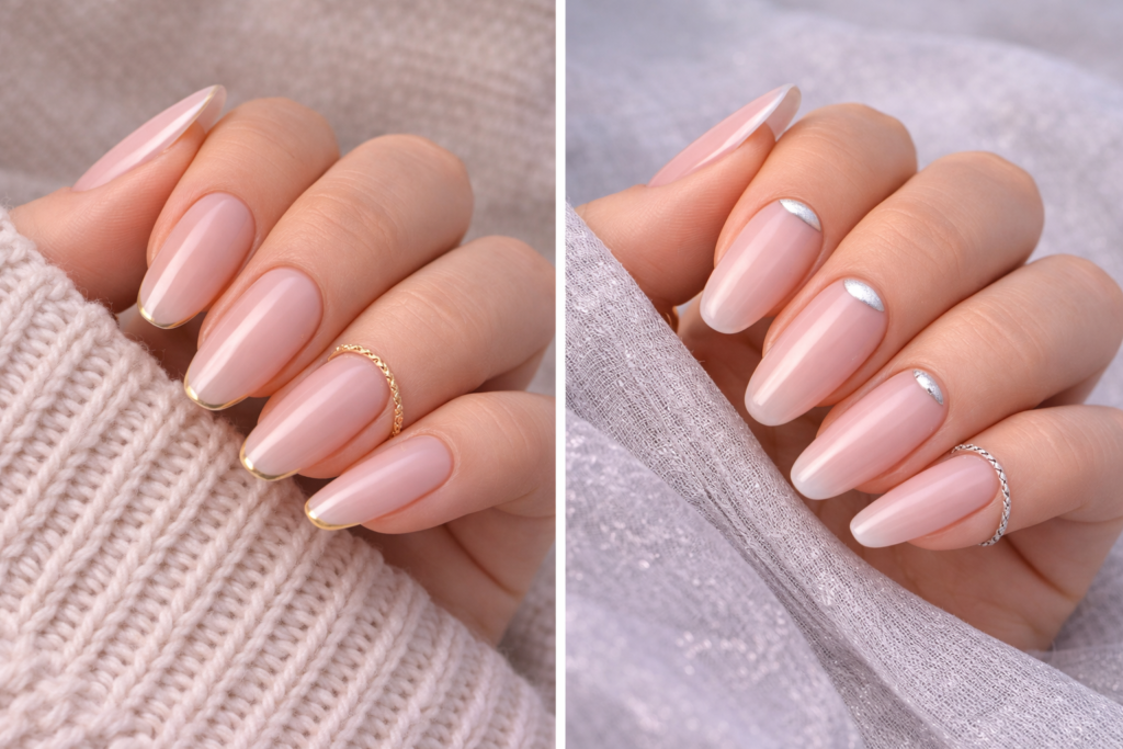 minimal  metallic nails