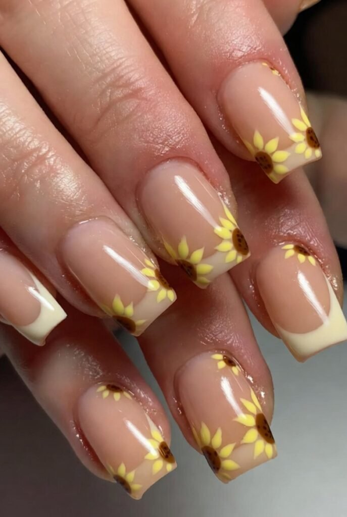 sunflowerfrenchtips