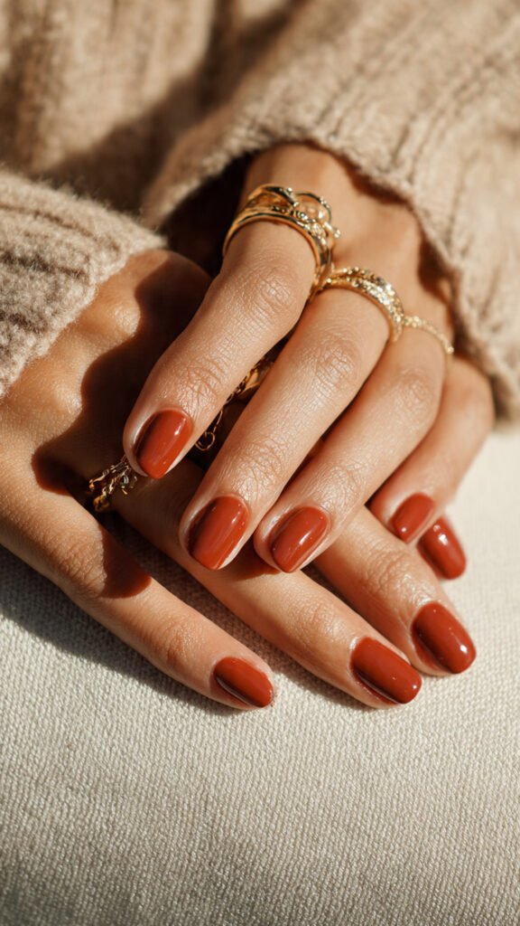 Terracotta Gloss Nails