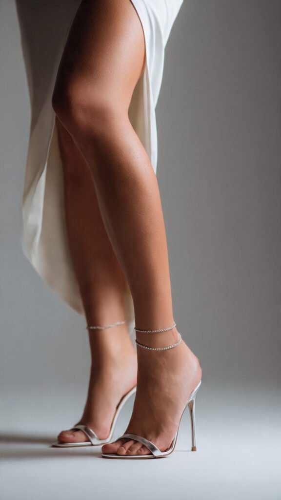silver anklet