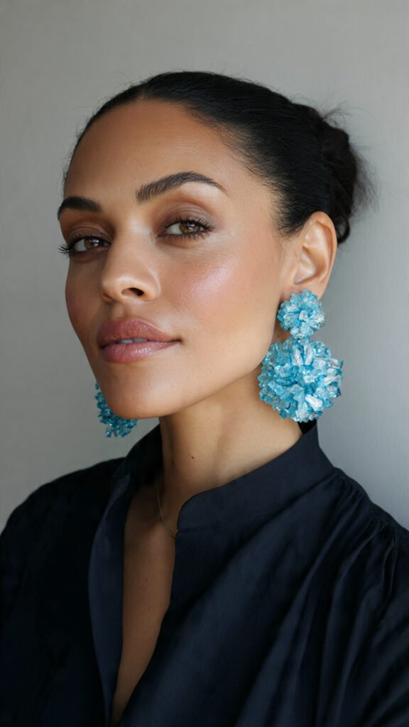 Oversized Ice Statement Earrings