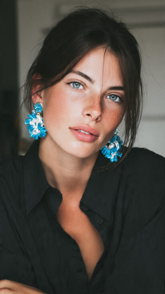 Oversized Ice Statement Earrings