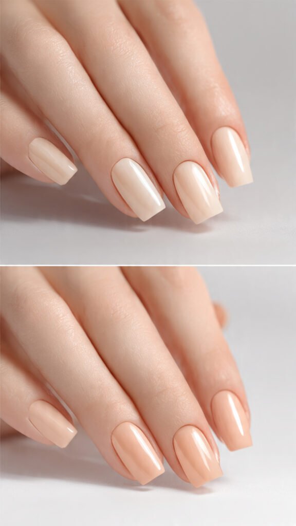 milky-white-square-nails-on-sho