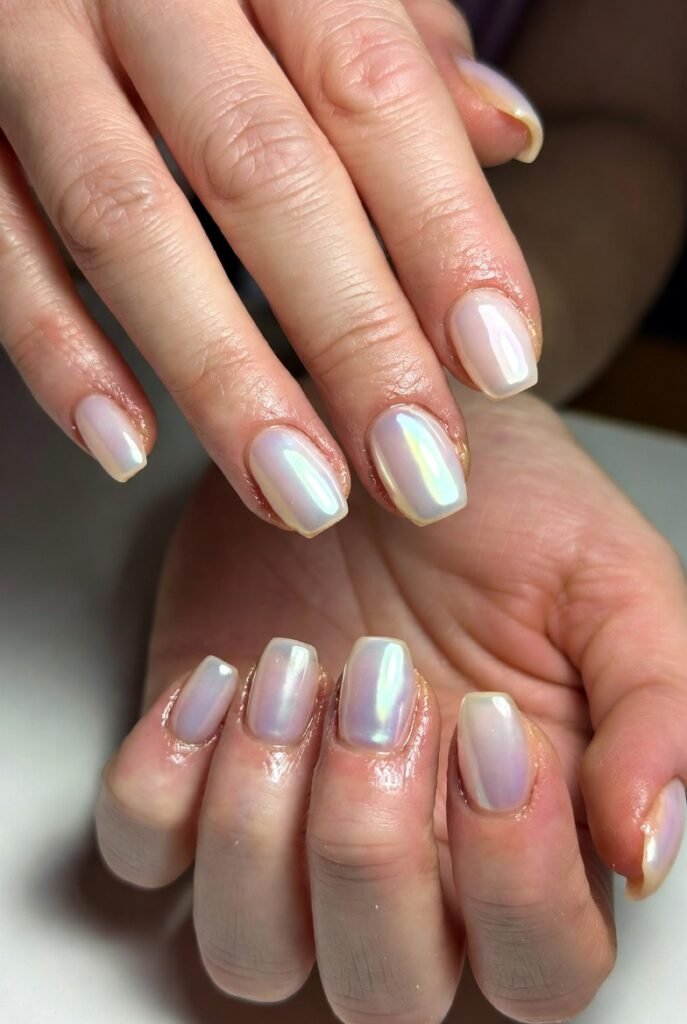 chromesquarenails