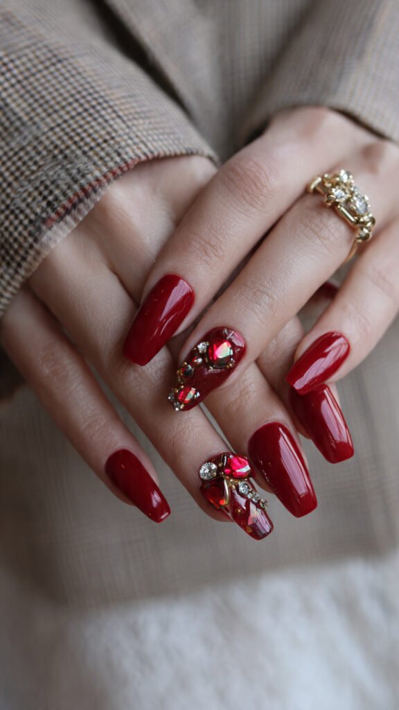red-nails-with-3d-details-raised-elements-like-bow