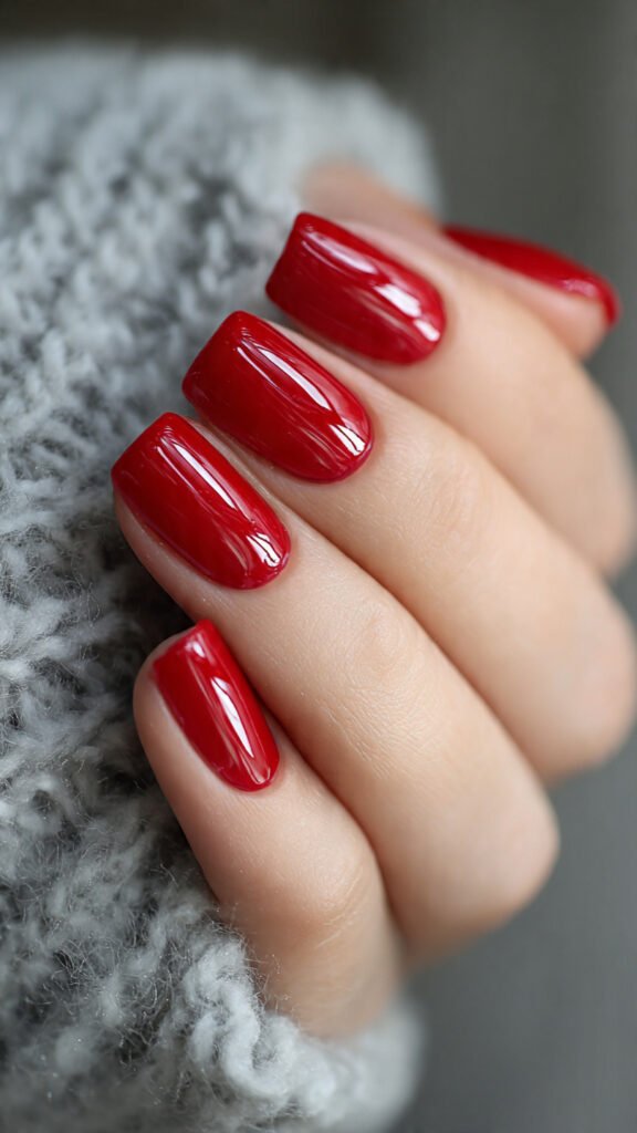 short-square-cherry-red-nails-clean-neat-wearable-