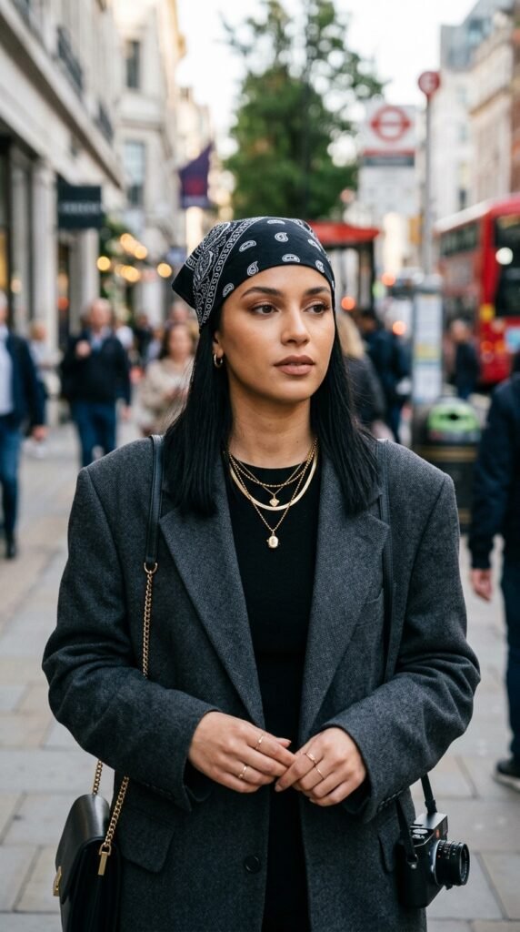 Blazer_bandana_street_style Blazer_bandana_street_style
