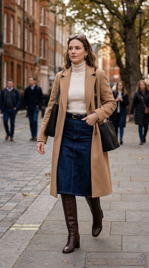 Camel_coat_dark_denim_skirt Camel_coat_dark_denim_skirt