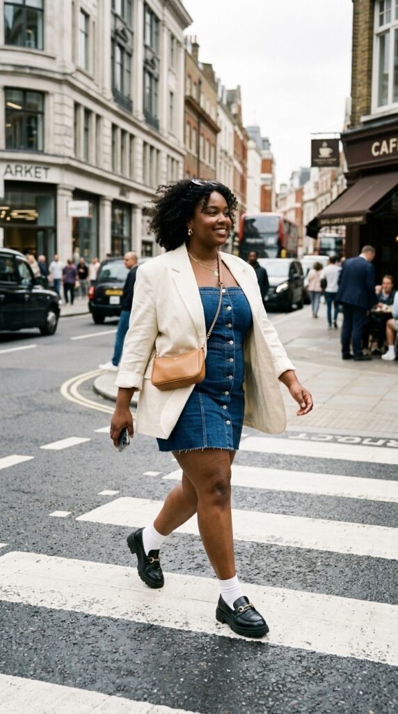 Denim_dress_with_oversized_blazer_202605171712 Denim_dress_with_oversized_blazer_202605171712