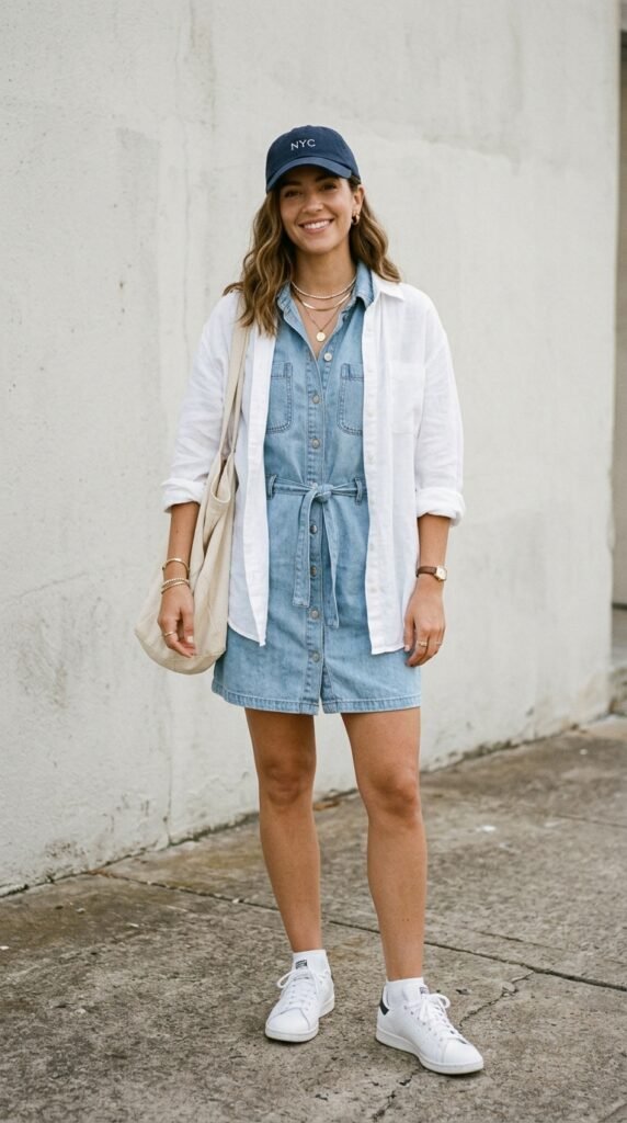 Denim_dress_with_sneakers Denim_dress_with_sneakers