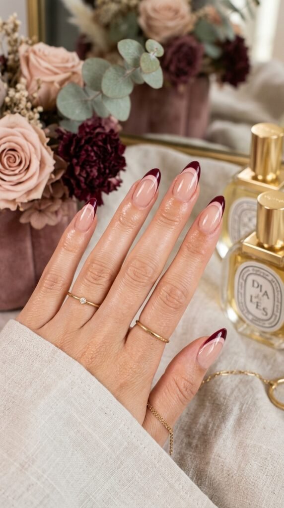 Double_lined_french_tip_nails_ Double_lined_french_tip_nails_