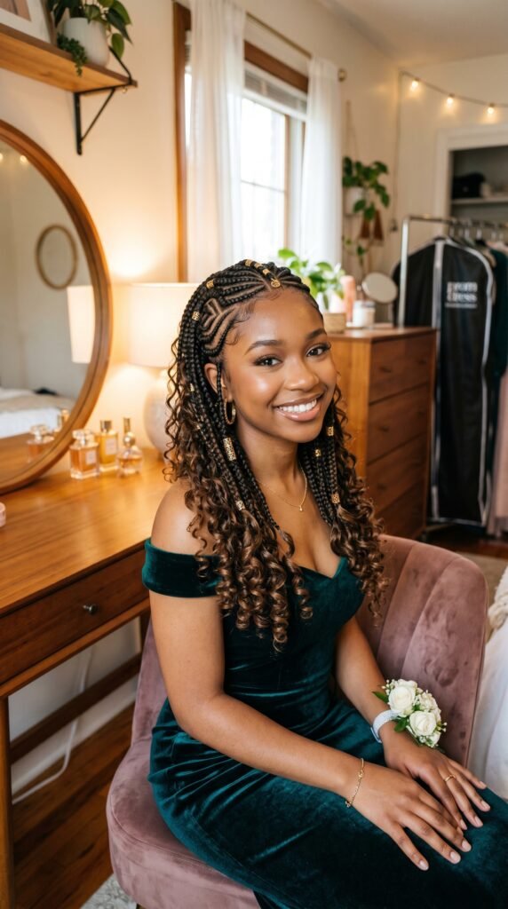 Fulani_Braids_With_Curled_Ends