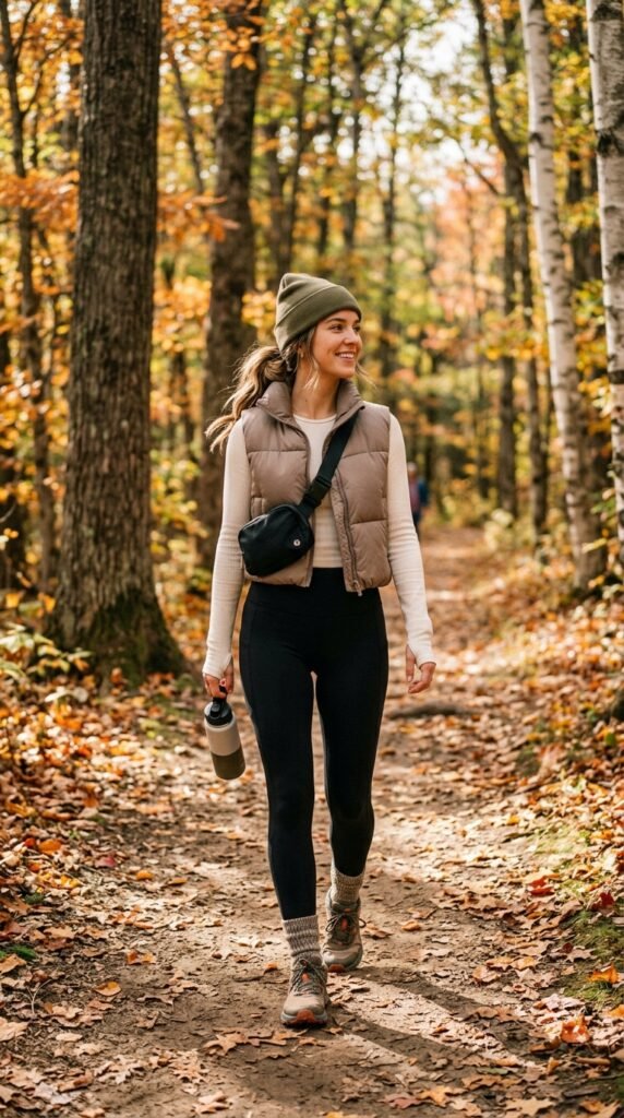 Lightweight Puffer Vest and Leggings Lightweight Puffer Vest and Leggings