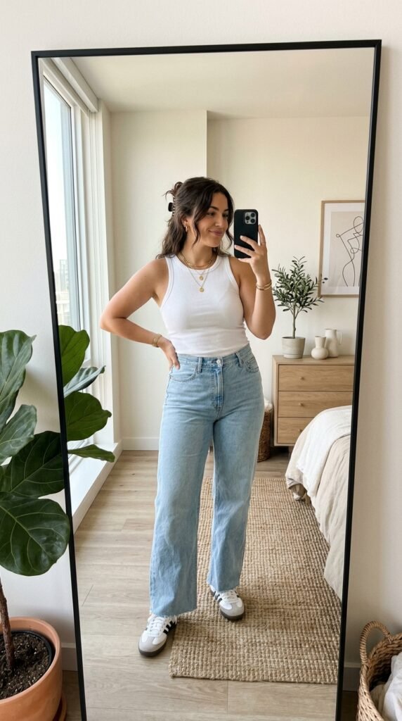 Girl_wearing_wide-leg_jeans_tank-top Girl_wearing_wide-leg_jeans_tank-top