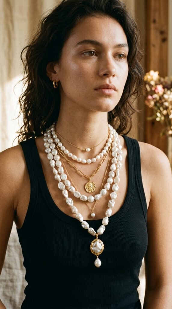 Layered_pearl_necklace_stack_ Layered_pearl_necklace_stack_