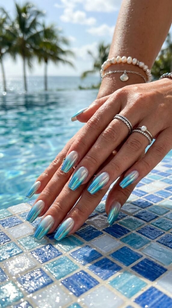 Mermaid_chrome_nails_ Mermaid_chrome_nails_
