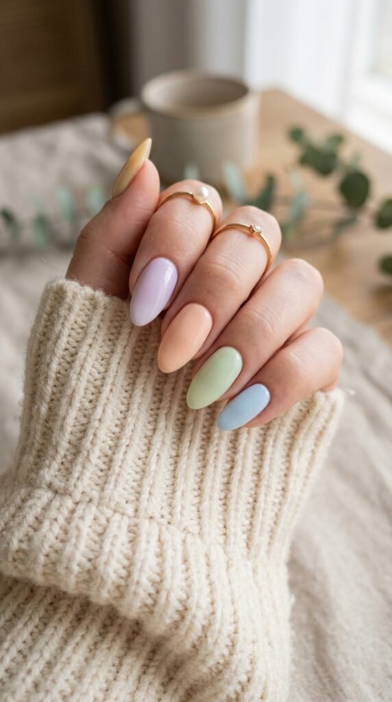 Milky_pastel_rainbow_nails Milky_pastel_rainbow_nails