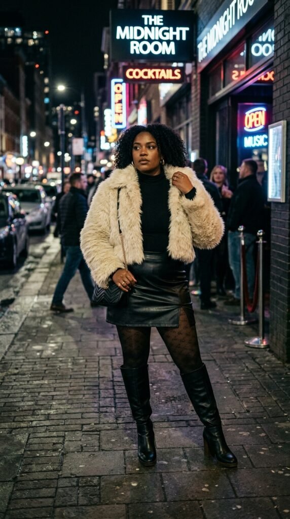 Model_wearing_faux_fur_jacket Model_wearing_faux_fur_jacket
