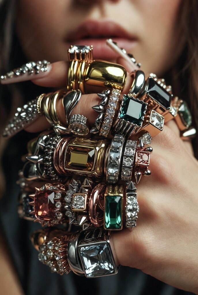 rings stacked