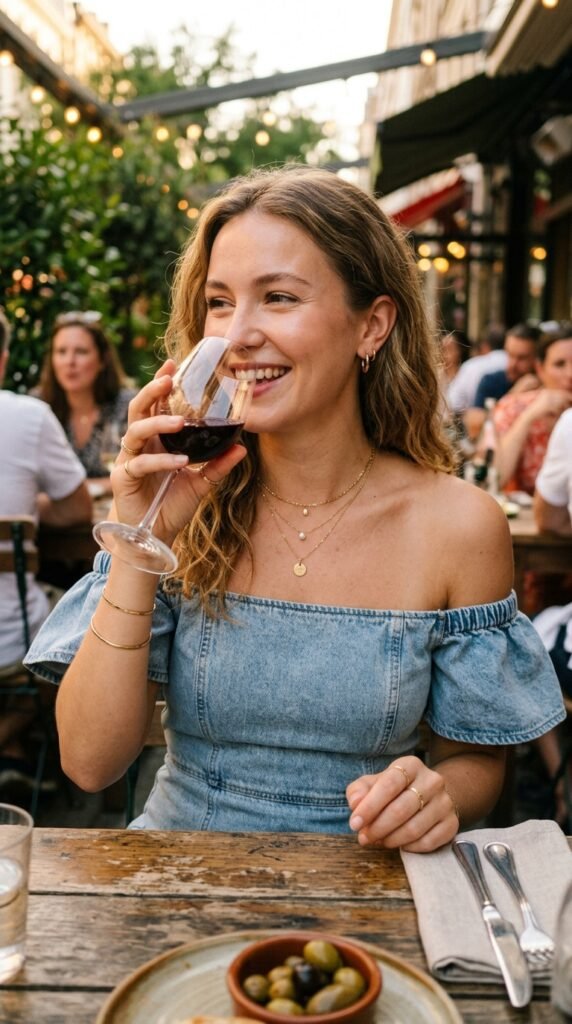 Off-shoulder_denim_dress Off-shoulder_denim_dress