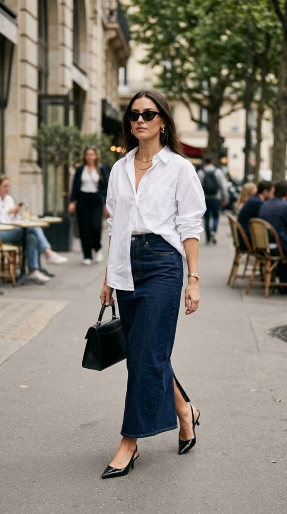 Outfit_inspiration_white_shirt_denimskirt Outfit_inspiration_white_shirt_denimskirt