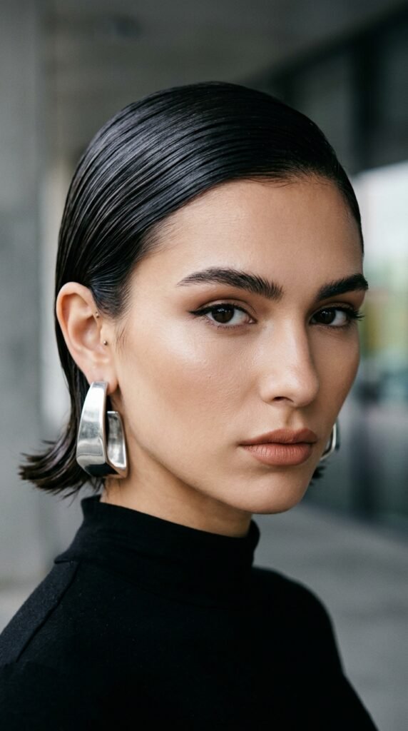 Slicked_back_bob_portrait_ Slicked_back_bob_portrait_