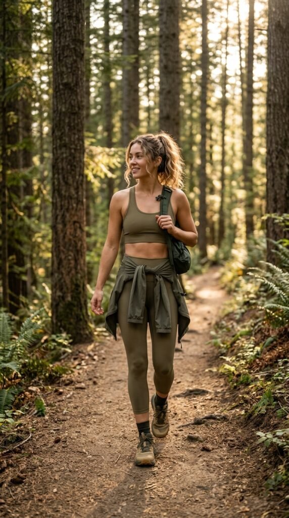 Matching Hiking Set in Earth Tones Matching Hiking Set in Earth Tones
