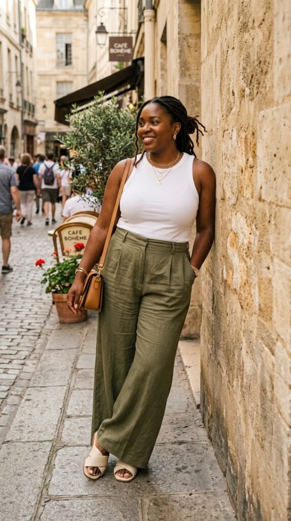 Woman_in_linen_pants_tank_top Woman_in_linen_pants_tank_top