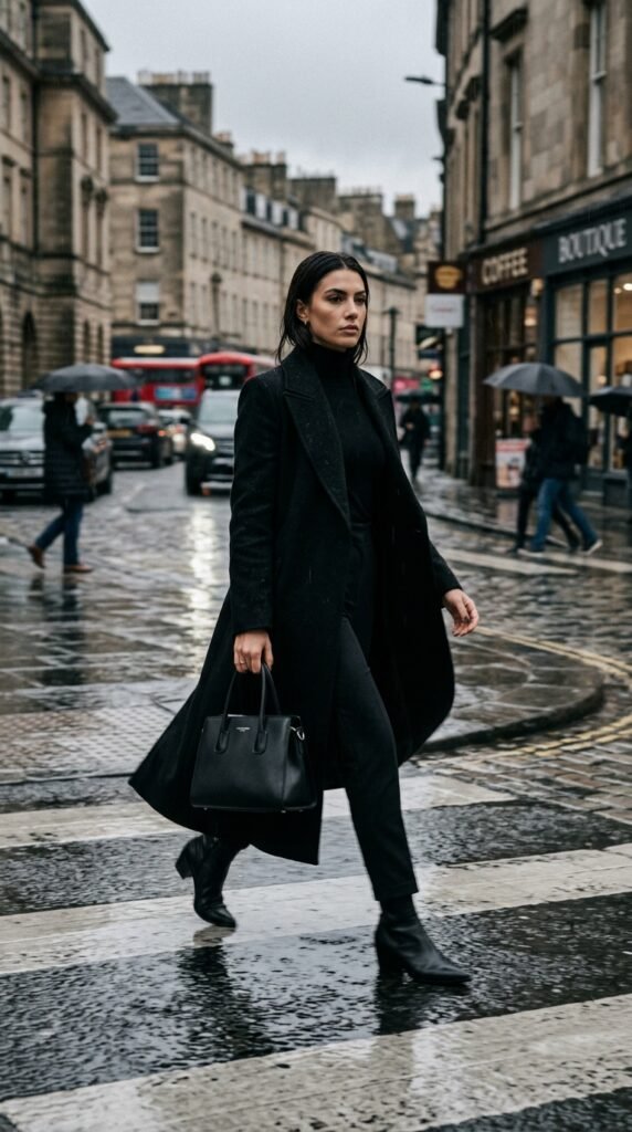 long black coat long black coat