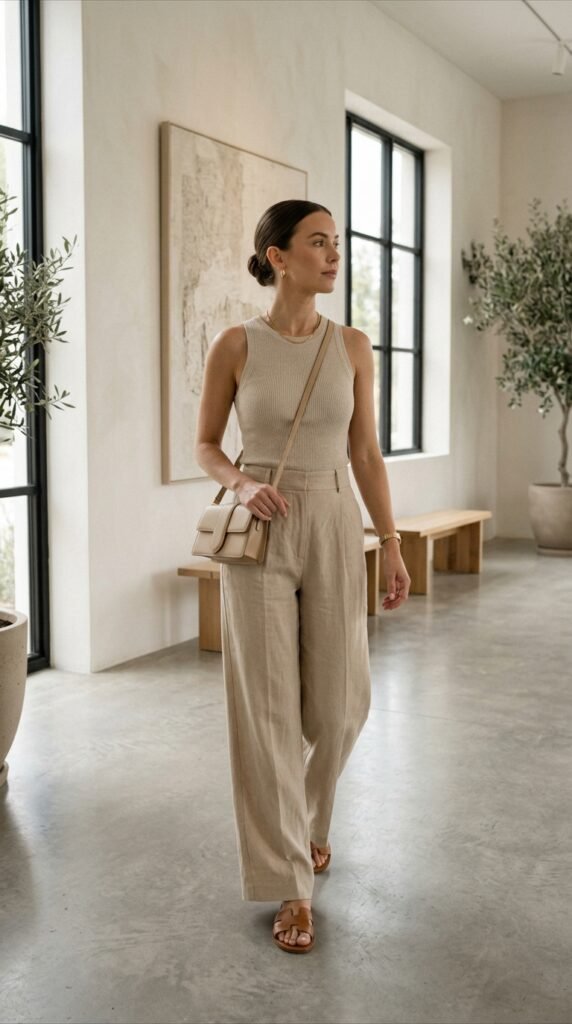 Woman_wearing_beige_outfit_ Woman_wearing_beige_outfit_