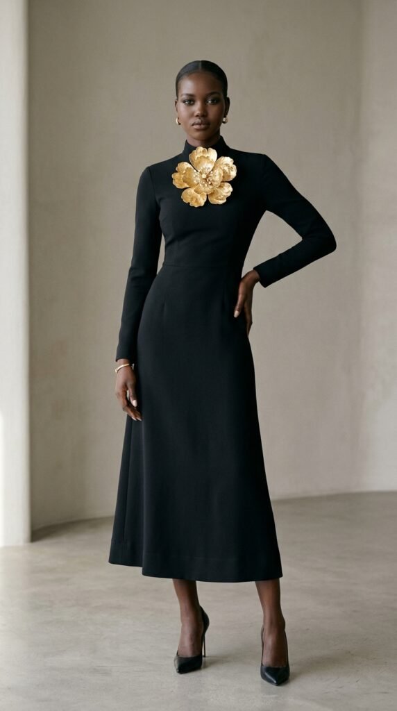 Woman_wearing_dress_floral_brooch Woman_wearing_dress_floral_brooch