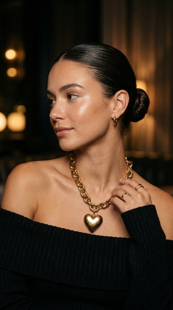 Woman_wearing_gold_chain_pendant Woman_wearing_gold_chain_pendant