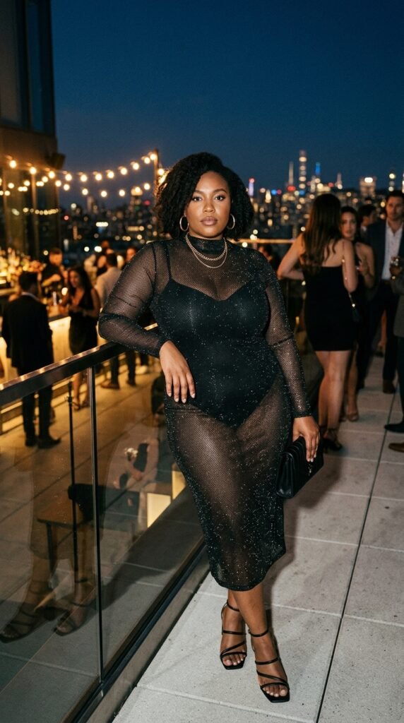 Woman_wearing_layered_dress_ Woman_wearing_layered_dress_