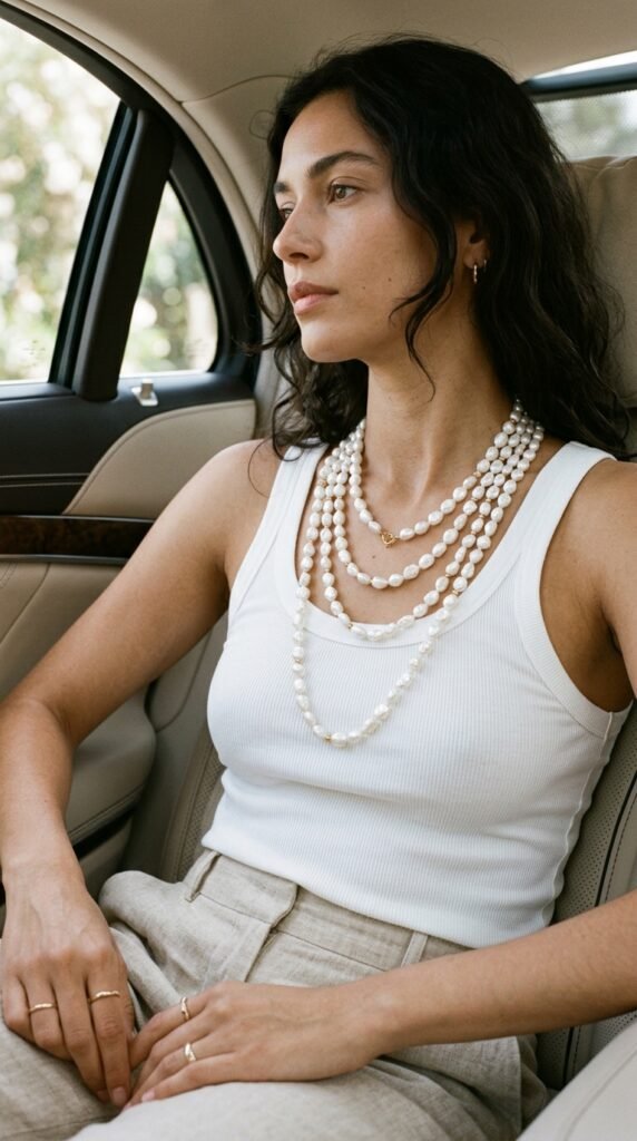 pearl_necklaces_with tanktop pearl_necklaces_with tanktop