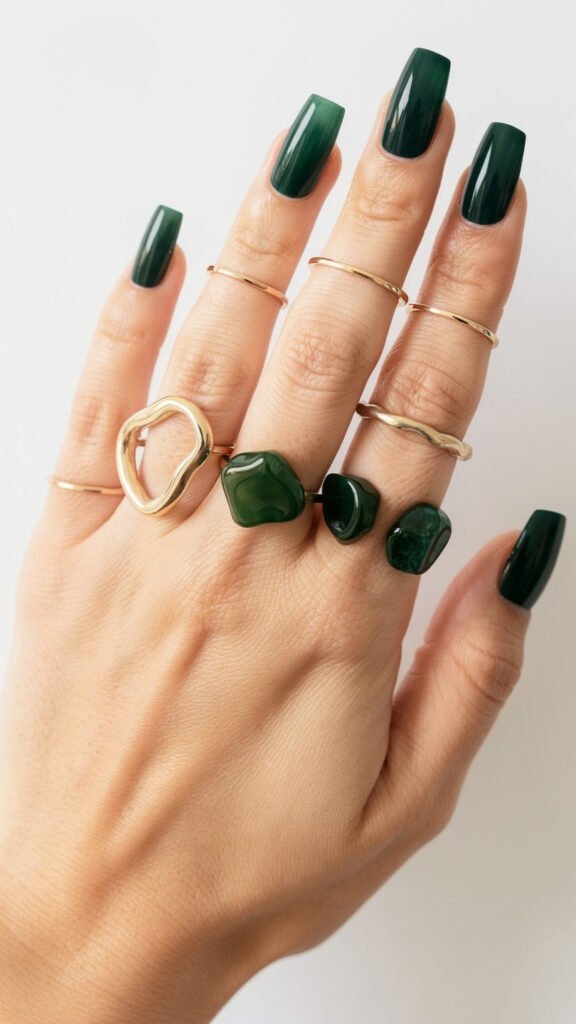 ring, knuckle, midi and tips stack