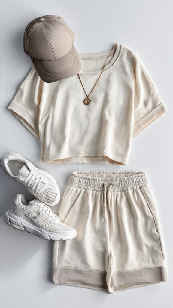 matching-athleisure-set for baseball game