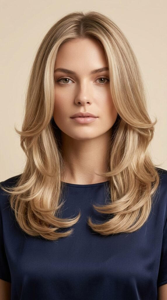11._Layered_Blonde_Hair_with_flipped_ends 11._Layered_Blonde_Hair_with_flipped_ends