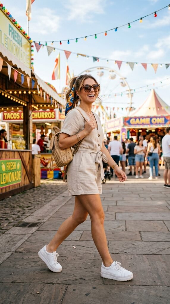 11._Linen_Romper_+_Platform_sneakers 11._Linen_Romper_+_Platform_sneakers