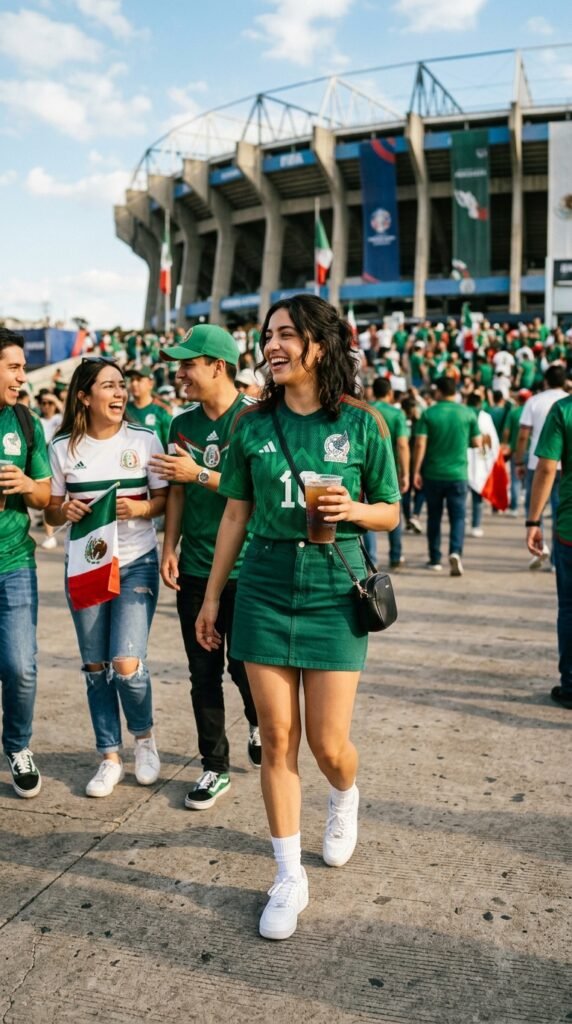 3._Mexico_Jersey_+_Green_miniskirt 3._Mexico_Jersey_+_Green_miniskirt
