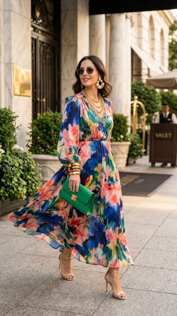 6._Printed_Maxi_Dress_with_floral print 6._Printed_Maxi_Dress_with_floral print