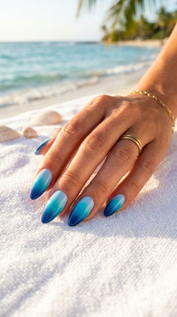 7._Blue_Ombre_Beach_Nails_ 7._Blue_Ombre_Beach_Nails_