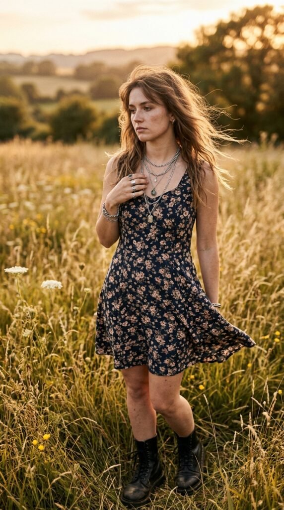 7._Floral_Dress_+_Combat_boots 7._Floral_Dress_+_Combat_boots