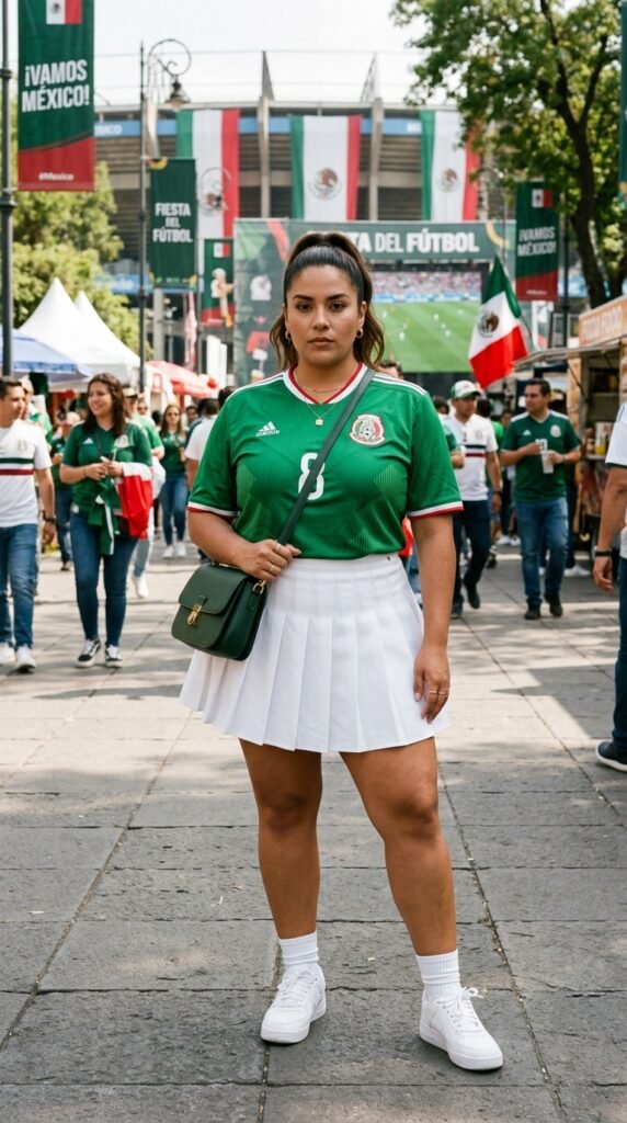 8._Mexico_Jersey_with_a_tennis skirt 8._Mexico_Jersey_with_a_tennis skirt