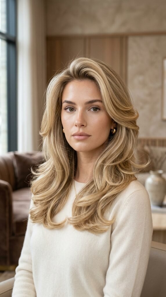 Blonde_hair_salon_blowout_ Blonde_hair_salon_blowout_