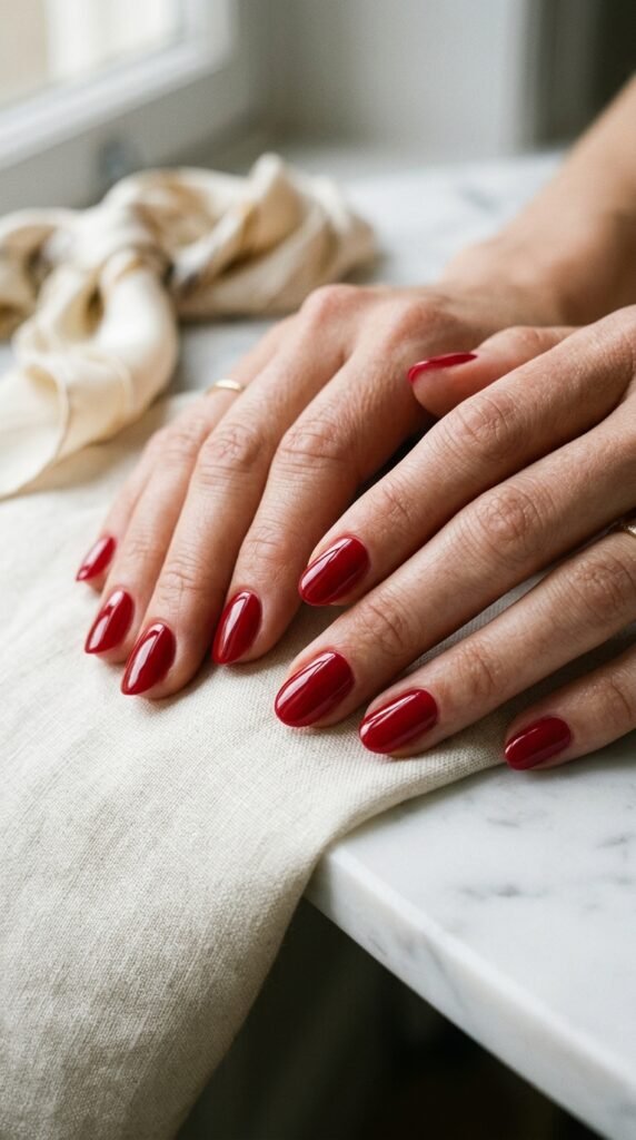 Cherry_red_gloss_nails_ Cherry_red_gloss_nails_