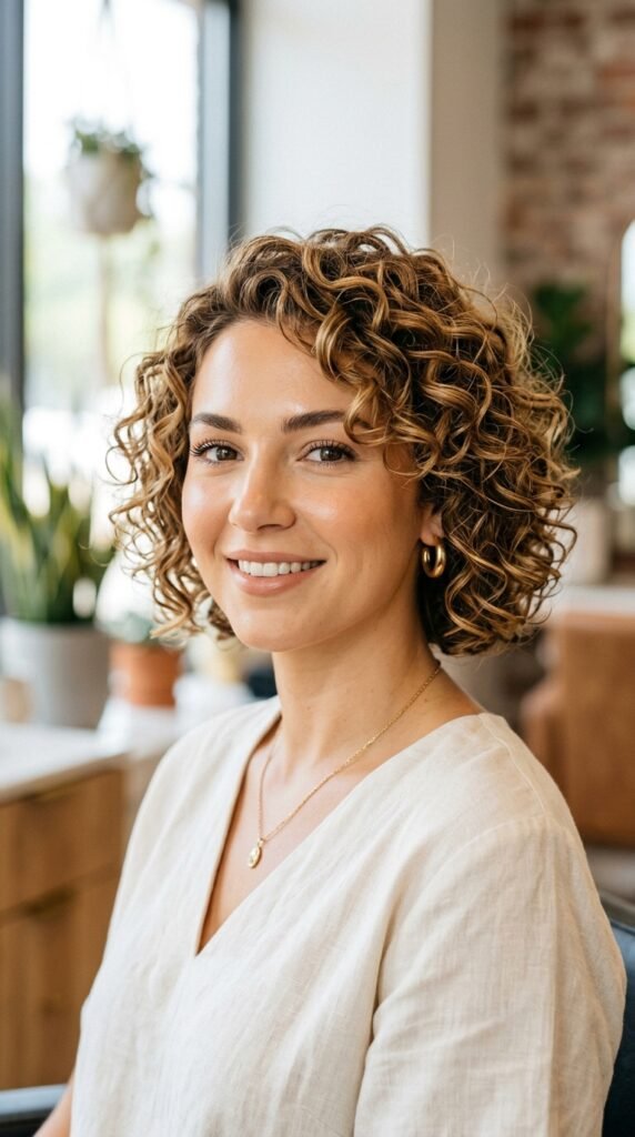 Chin-length_curly_haircut_ Chin-length_curly_haircut_