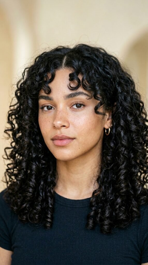 Curly_curtain_bangs_layered_curls Curly_curtain_bangs_layered_curls