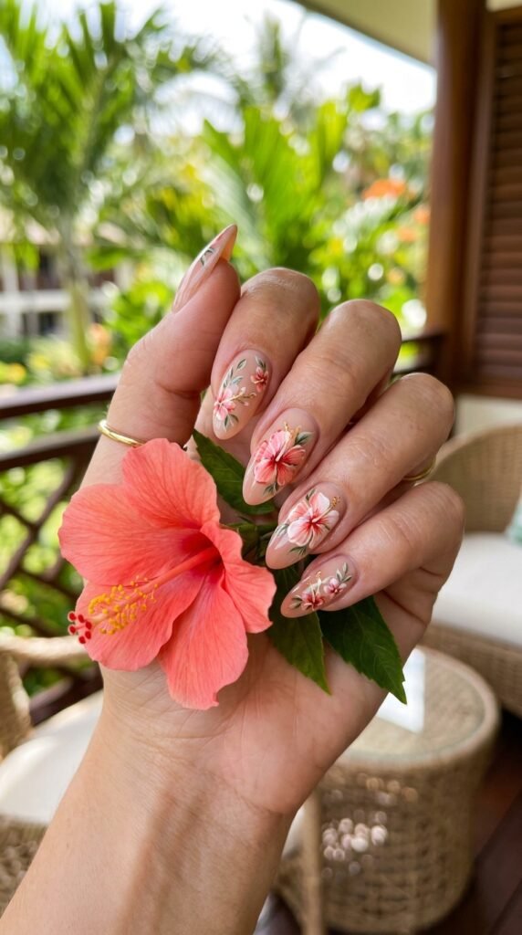 Hibiscus_nails Hibiscus_nails